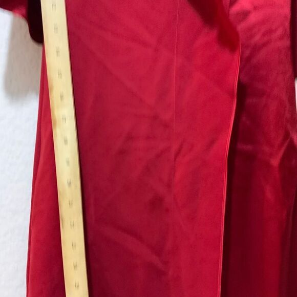 DianeVonFurstenberg Red Asymmetrical Ruffle Dress size 2 - Picture 6 of 11